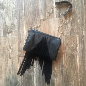 Leather Fringe Purse